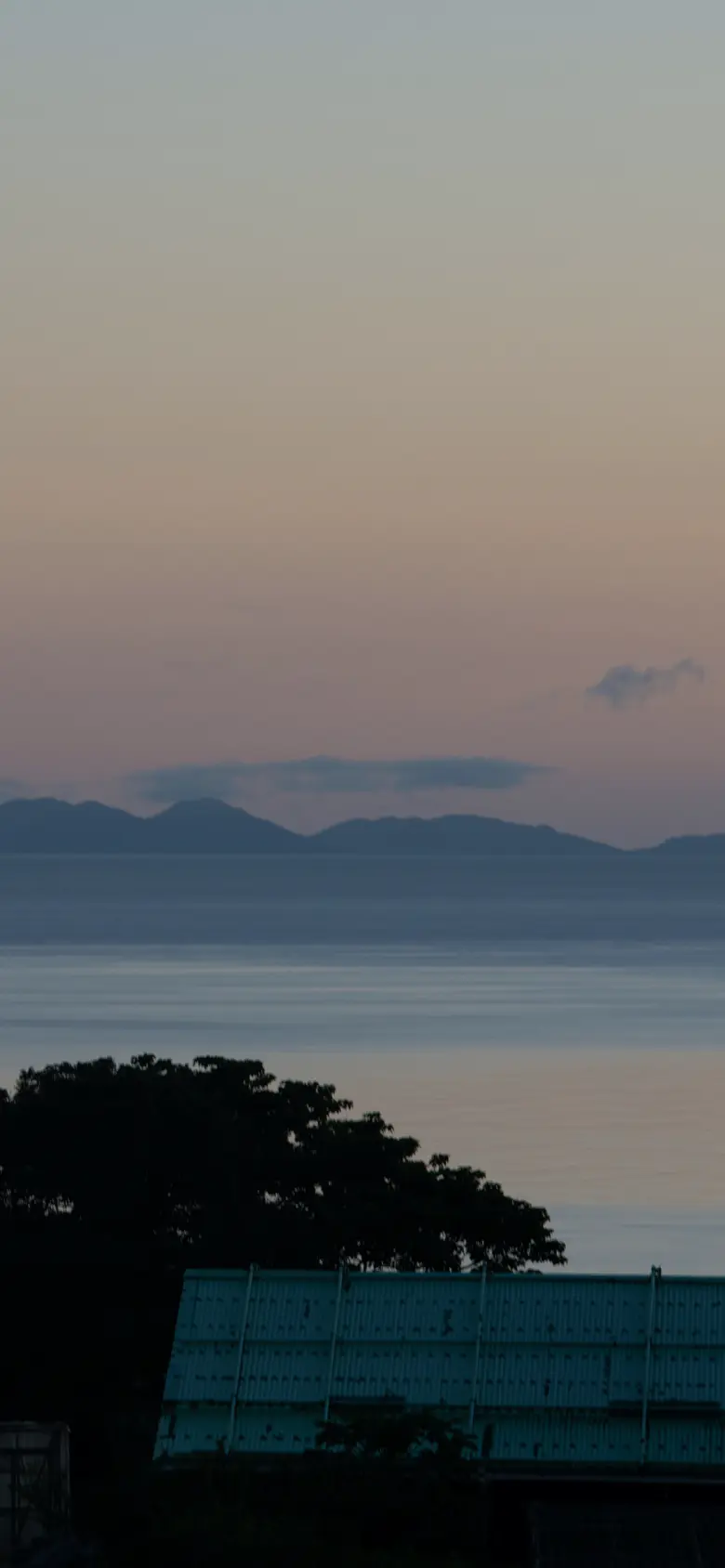 THE LODGE OKINAWAから見える海の景色・夕焼けの画像